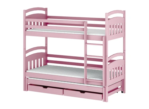 ALAN 90x180 pink bunk bed Lano Furniture