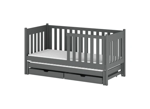 KAJA 80x160 graphite bunk bed Lano Furniture
