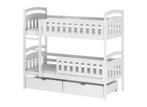 IGNAŚ 80x180 alb pat etajat Lano Mobilă