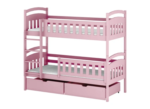 IGNAŚ 90x190 pink bunk bed Lano Furniture