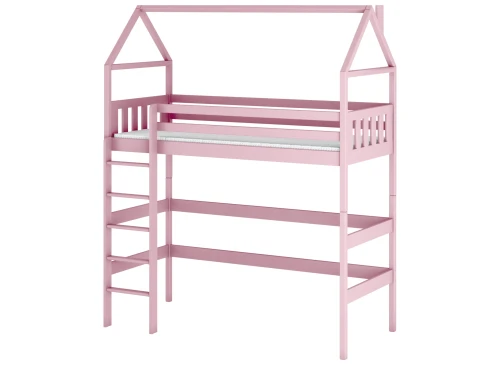 GLORIA 80x180 pink loft bed Lano Furniture