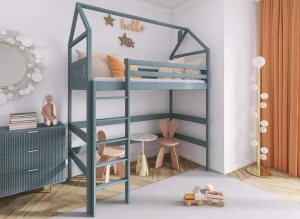 GLORIA 80x200 grey loft bed Lano Furniture