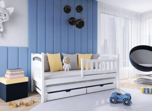 GALAXY 80x190 white bunk bed Lano Furniture