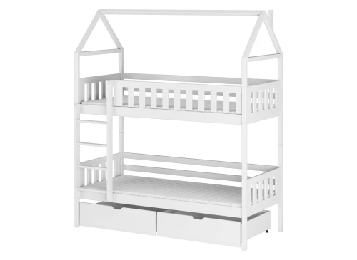 GAJA 80x180 alb pat de etaj Lano Mobilă