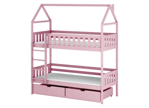 GAJA 90x190 pink bunk bed Lano Furniture