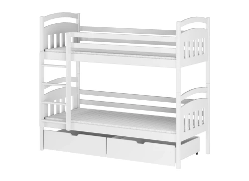 GABI 90x200 white bunk bed Lano Furniture