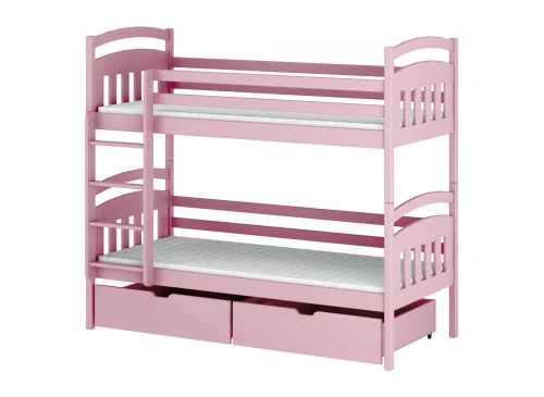 GABI 90x200 pink bunk bed Lano Furniture