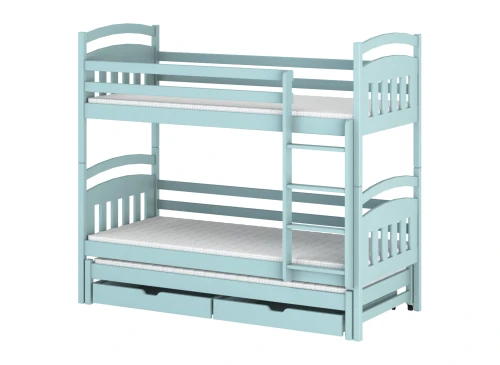 ALAN 80x180 blue bunk bed Lano Furniture