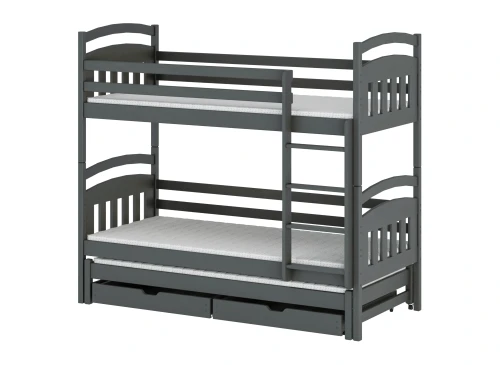 ALAN 90x190 white bunk bed Lano Furniture