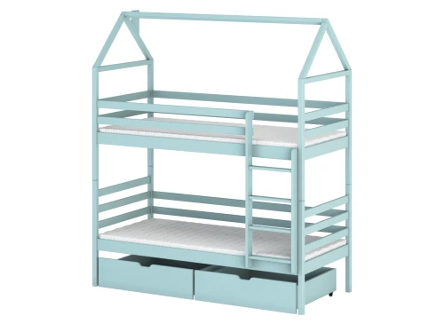 ALEX 80x200 blue bunk bed Lano Furniture