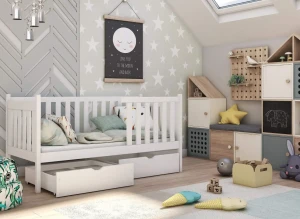 ALICJA 90x180 white children's bed Lano Furniture