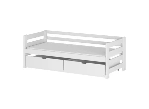 ERGO 80x170 alb pat de o persoană pentru copii Lano Mobilă