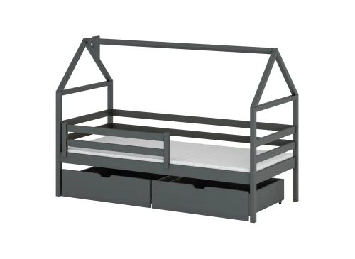 ARON 80x160 graphite children's bed Lano Furniture