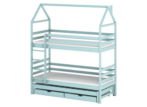 DALIA 80x190 blue house bunk bed Lano Furniture