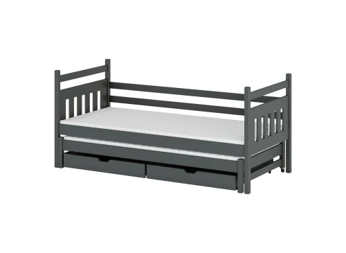 DANIEL 80x200 graphite bunk bed Lano Furniture