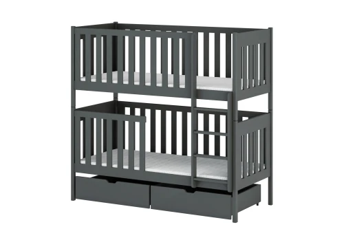 DAWID 80x200 graphite bunk bed Lano Furniture