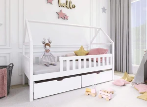 DOMI 80x190 white children’s bed Lano Furniture