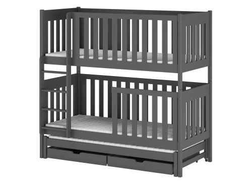 EMILKA 80x200 graphite bunk bed Lano Furniture