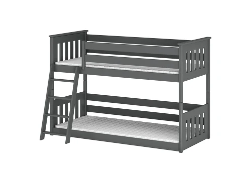 KEVIN 90x200 graphite bunk bed Lano Furniture