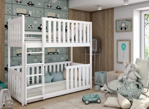 KONRAD 80x180 pink bunk bed Lano Furniture