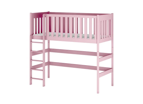 LAURA 80x200 pink loft bed Lano Furniture