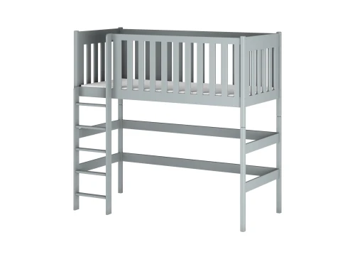 LAURA 90x200 grey loft bed Lano Furniture
