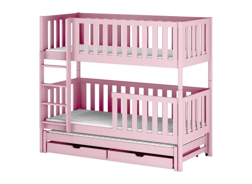LEA 80x190 pink bunk bed Lano Furniture
