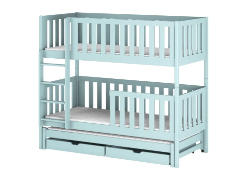 LEA 80x200 blue bunk bed Lano Furniture