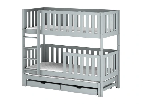 LEA 80x200 grey bunk bed Lano Furniture