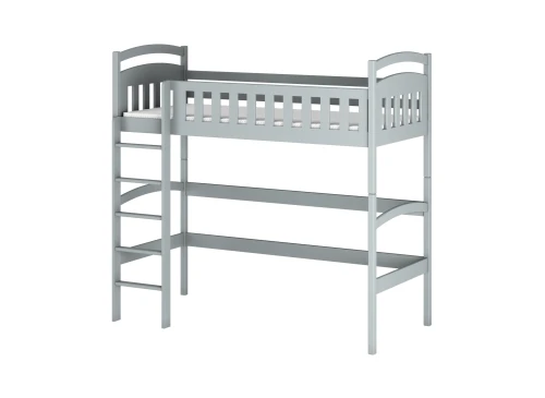 MIA 80x180 grey loft bed Lano Furniture