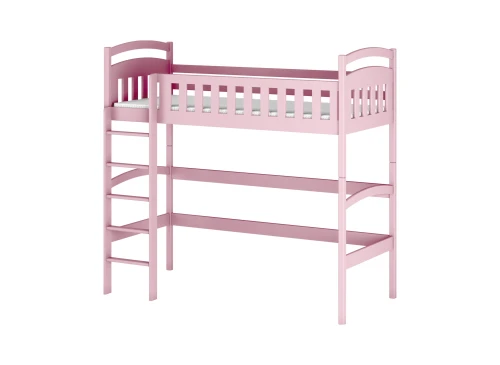 MIA 90x200 pink loft bed Lano Furniture