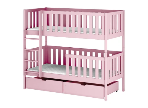 MICHALINA 80x200 pink bunk bed Lano Furniture