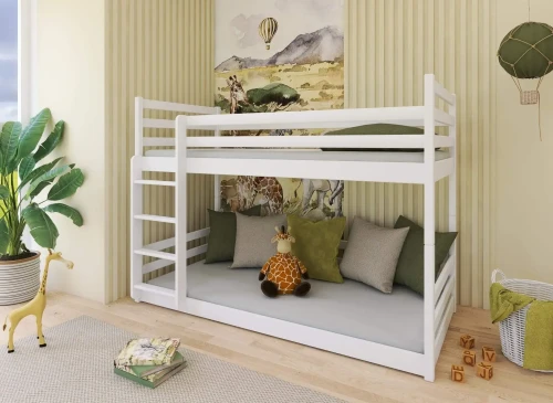 MINI 90x190 white bunk bed Lano Furniture
