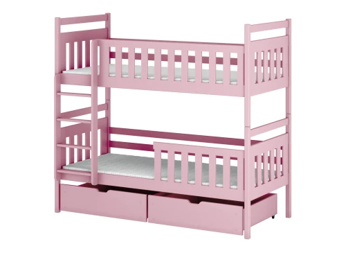 MONIKA 80x160 pink bunk bed Lano Furniture