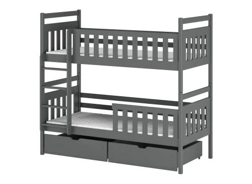 MONIKA 90x200 grey bunk bed Lano Furniture