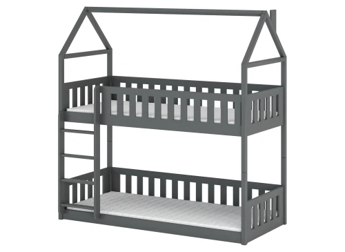 POLA 90x180 graphite bunk bed Lano Furniture