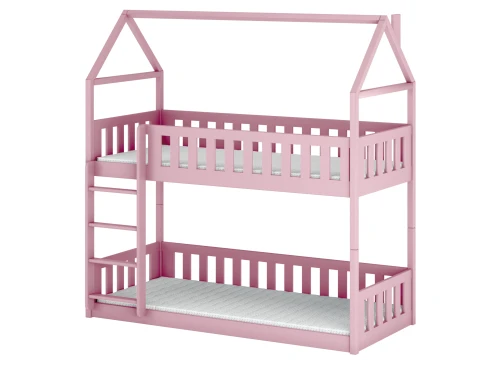 POLA 90x180 pink bunk bed Lano Furniture