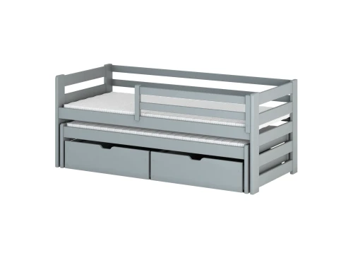 SENSO 90x180 grey double trundle bed Lano Furniture