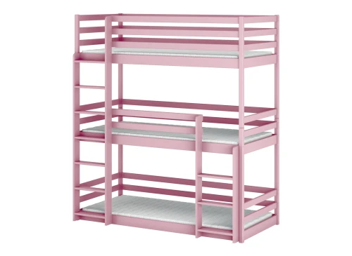 TED 90x190 pink bunk bed Lano Furniture