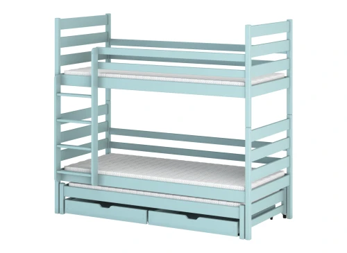 TOMI 80x200 blue bunk bed Lano Furniture