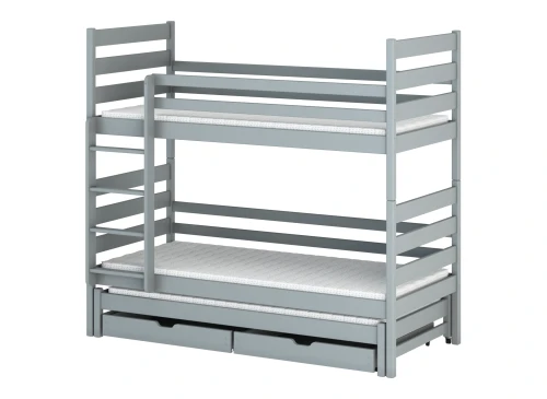TOMI 90x190 grey bunk bed Lano Furniture