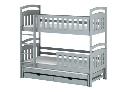 VIKI 90x180 grey bunk bed Lano Furniture