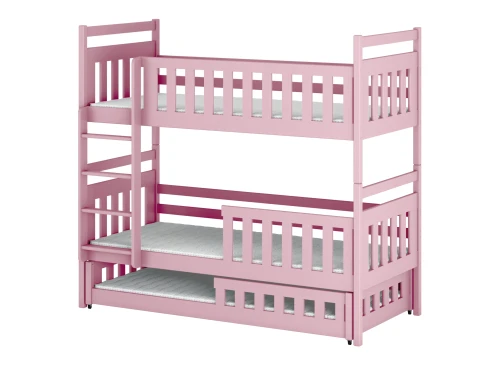 OLIWIA 80x170 pink bunk bed Lano Furniture