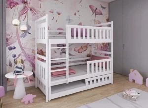 OLIWIA 80x180 white bunk bed Lano Furniture
