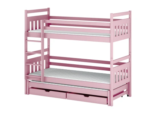 SEWERYN 80x170 pink bunk bed Lano Furniture