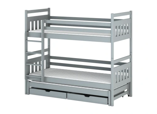 SEWERYN 80x200 grey bunk bed Lano Furniture