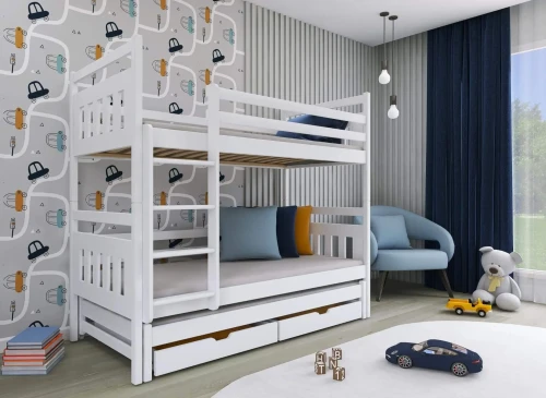 SEWERYN 90x180 alb pat pentru suprapus Lano Mobilă