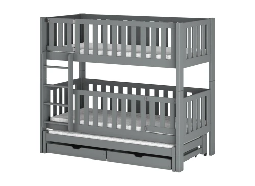 AGATA 80x180 grey bunk bed Lano Furniture