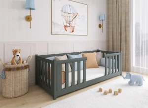 FERO 90x200 graphite children's bed Lano Furniture