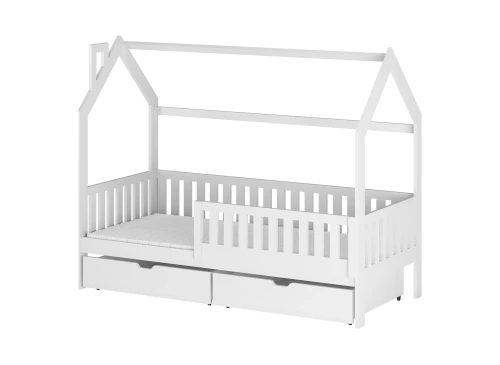 NATAN 80x180 white children’s bed house frame Lano Furniture